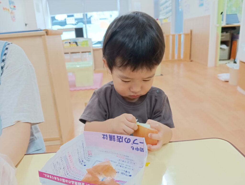 保育園 食育 クッキング 大阪 くじら保育園 202511-4