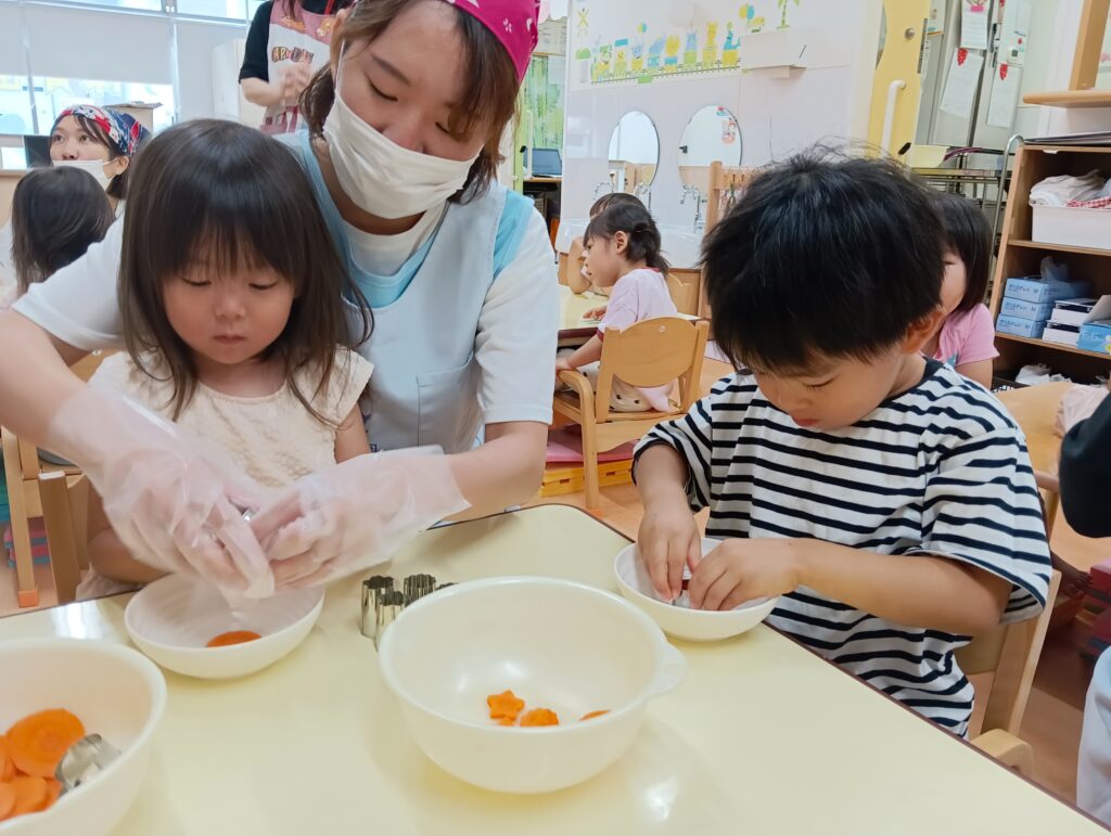 保育園 食育 クッキング 大阪 くじら保育園 202511-5