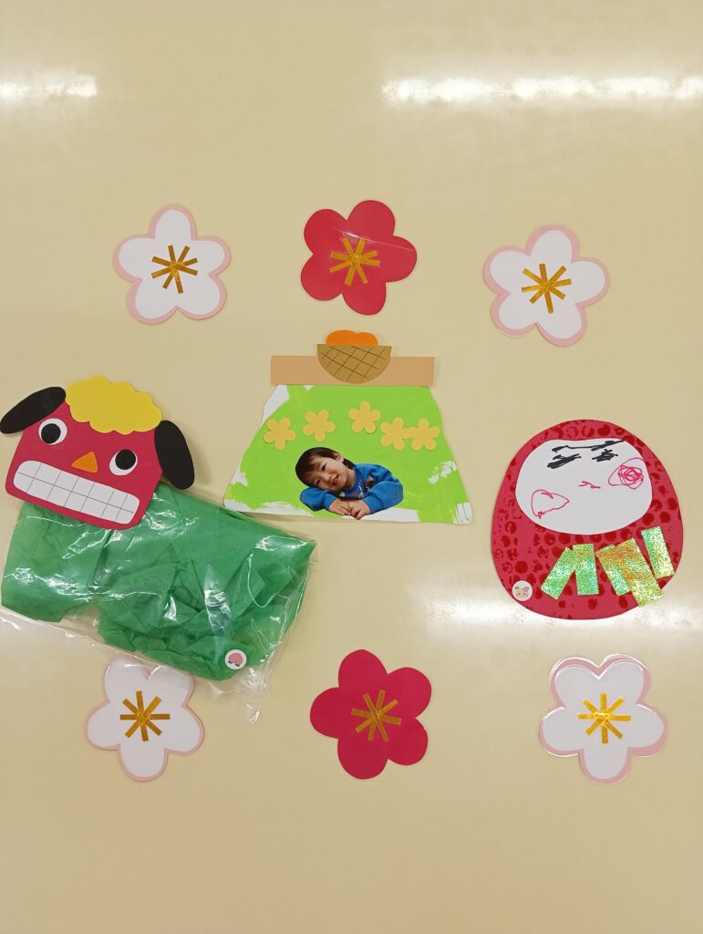 保育園の正月飾り　大阪　保育園　くじら保育園　202601-4