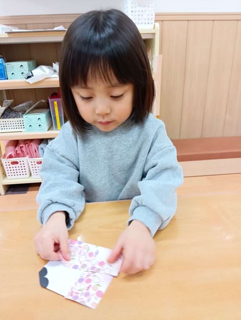 保育園のひな祭り製作 大阪 くじら保育園 202603-3