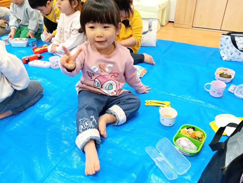 保育園のお別れ遠足 遠足弁当 大阪 くじら保育園 202603-4