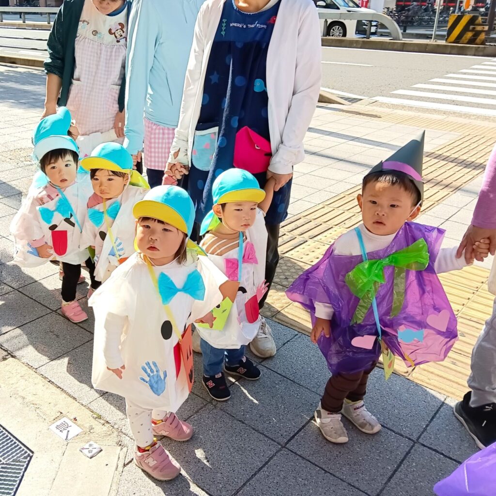 くじら保育園 海老江園のハロウィンで可愛い仮装