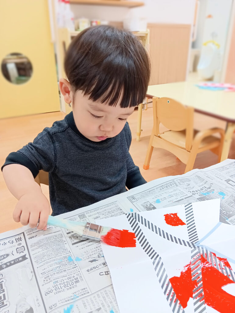 保育園のこいのぼり製作 大阪　くじら保育園　202604-5