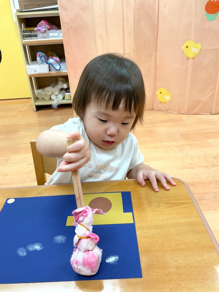 保育園お月見製作　大阪　くじら保育園　202609-2