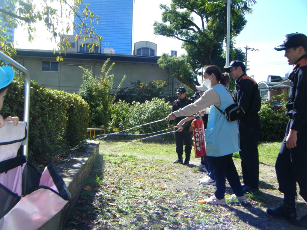 くじら保育園　都島東野田園　防災対策　避難訓練　2