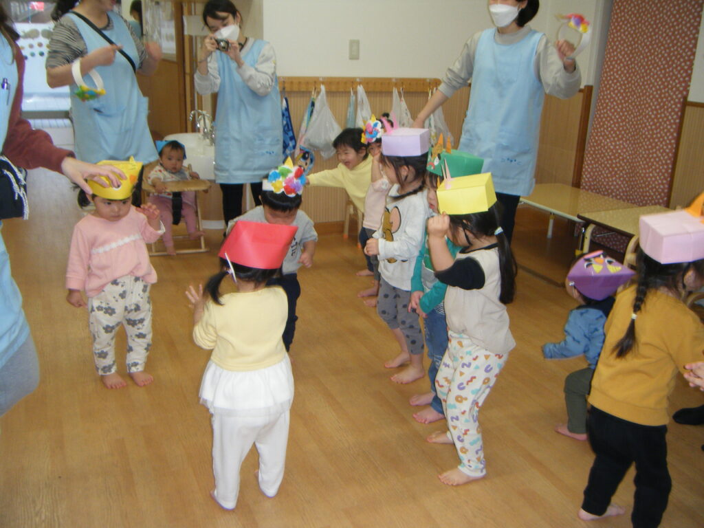 くじら保育園　都島東野田園　節分　202502-3