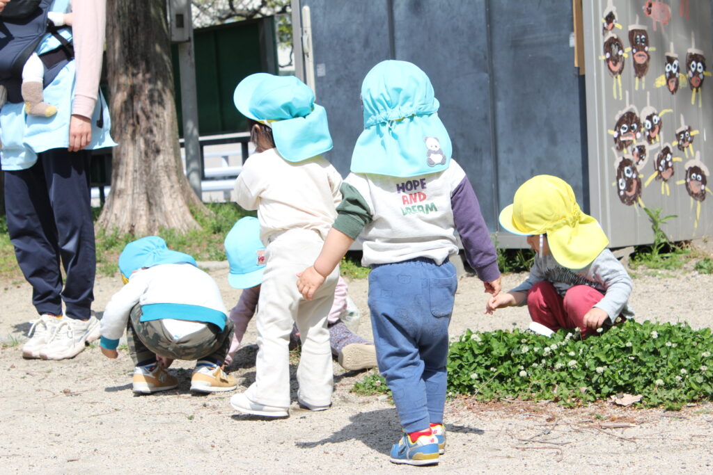 異年齢　異年齢保育　お店屋さん
お花屋さん　くじら保育園　都島東野田　都島区　大阪保育園　202505-1