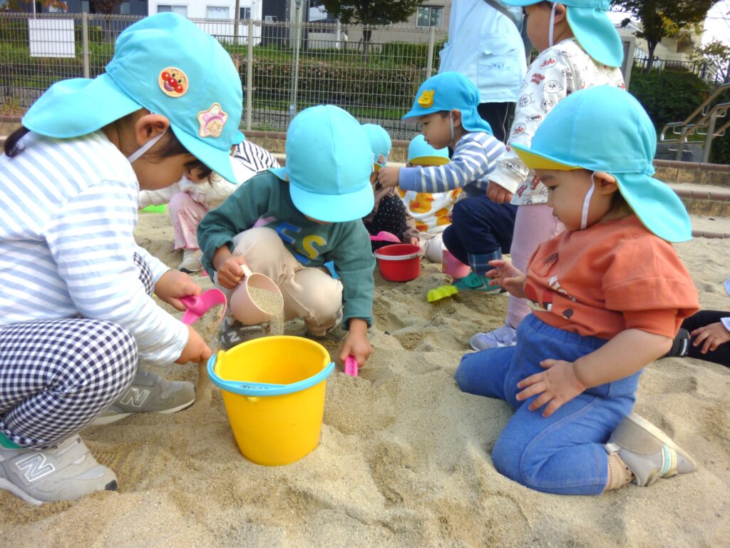 大阪 保育園 くじら保育園 砂遊び 桜ノ宮ビーチ 202512-1