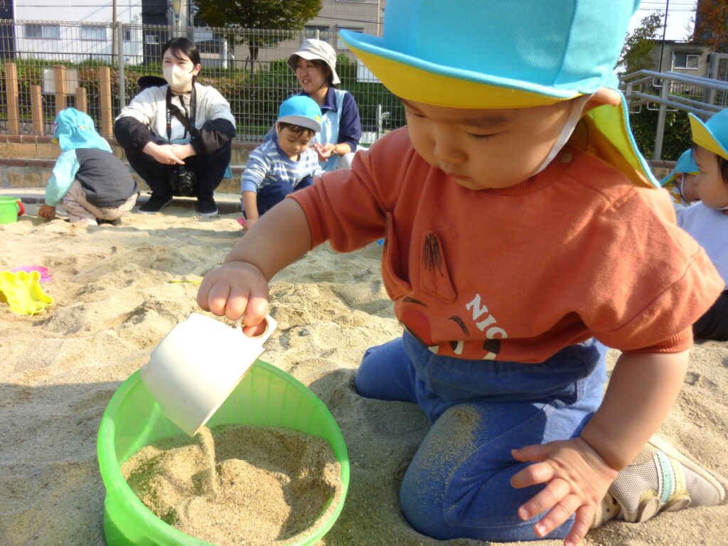 大阪 保育園 くじら保育園 砂遊び 桜ノ宮ビーチ 202512-3
