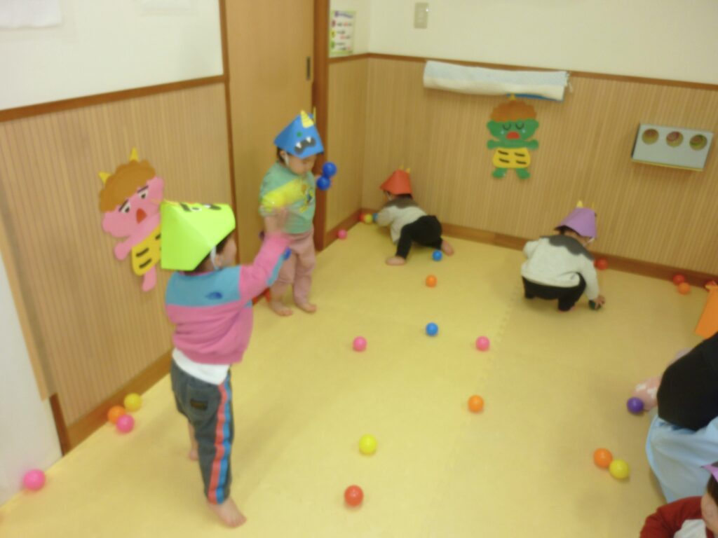 恵方巻の紙芝居　保育園の節分　大阪　くじら保育園　202602-5