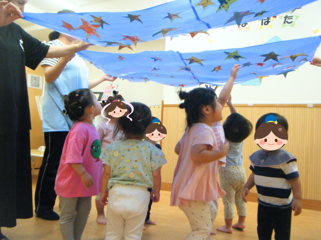 保育園の七夕会　大阪　くじら保育園　202607-2