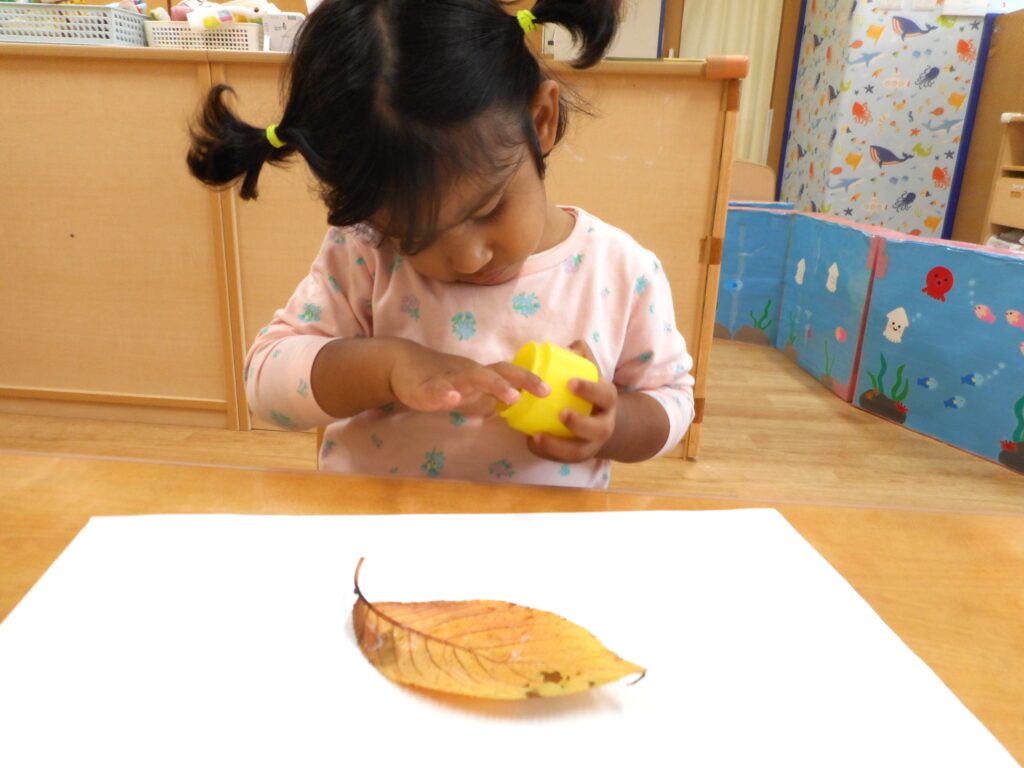 お散歩バッグで秋探し　大阪　保育園　くじら保育園　202512-2