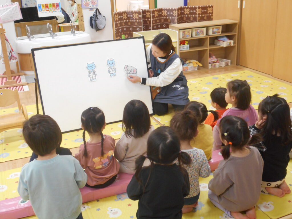 保育園のお誕生日会　パネルシアター　大阪　くじら保育園　202603-3