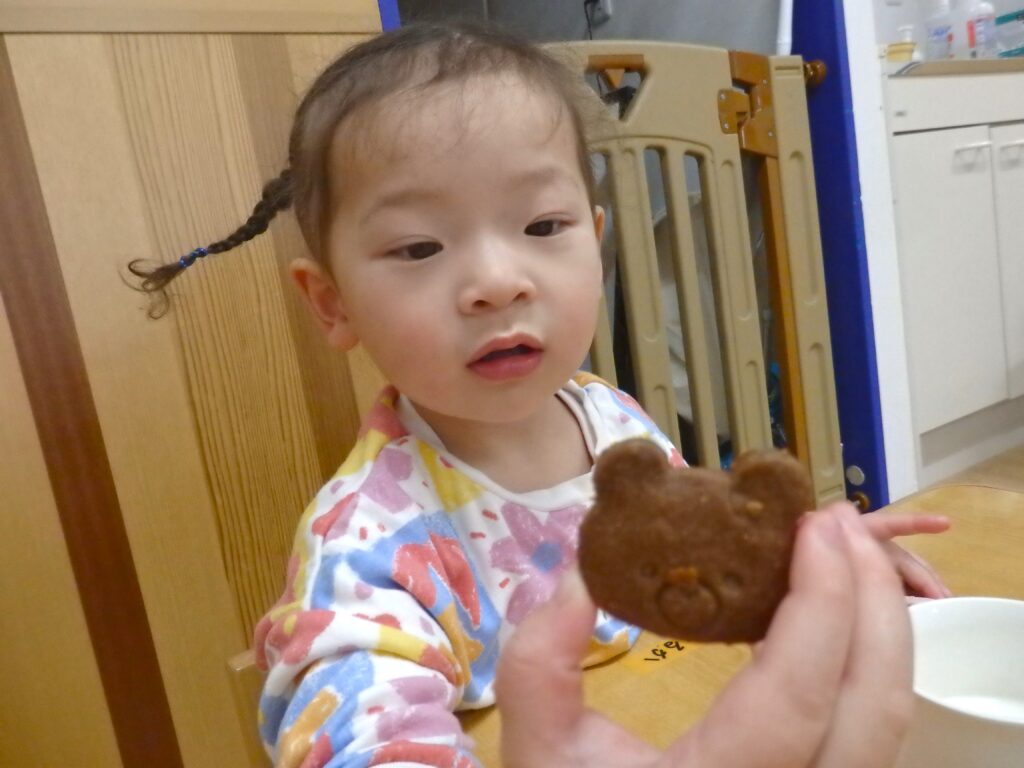 保育園の食育 クッキー作り 大阪 くじら保育園 202603-4