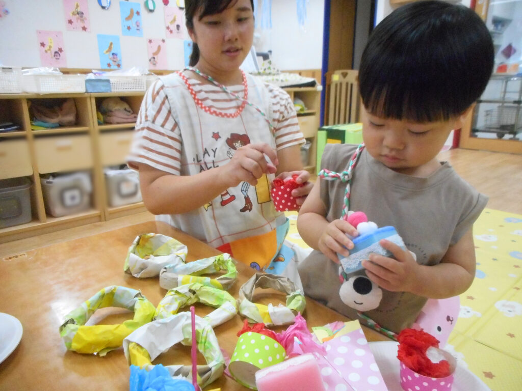 保育園でお店屋さんごっこ　異年齢交流　大阪　くじら保育園　202608-3