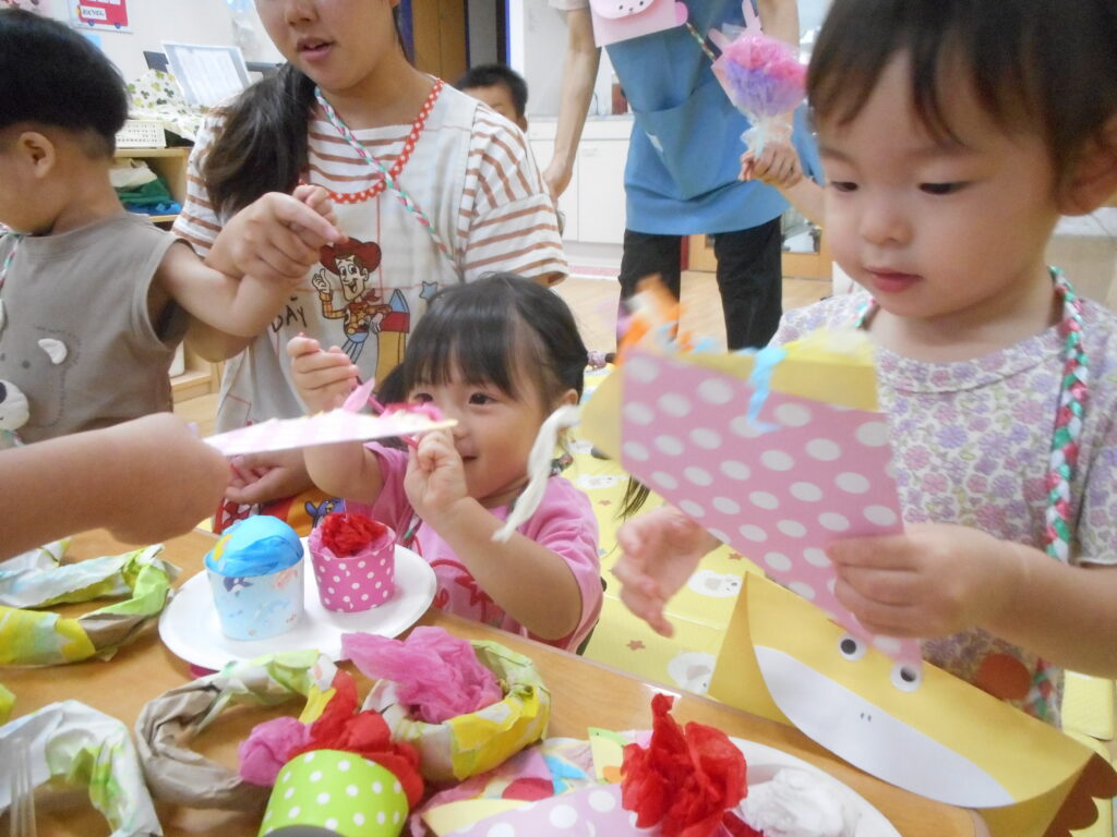 保育園でお店屋さんごっこ　異年齢交流　大阪　くじら保育園　202608-4