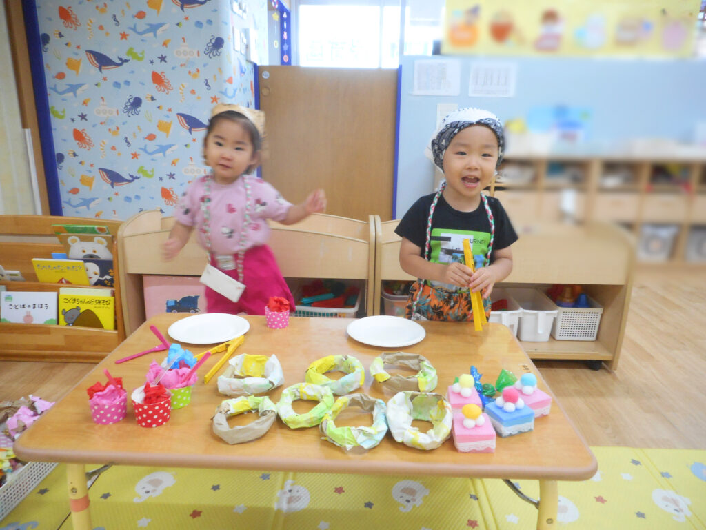 保育園でお店屋さんごっこ　異年齢交流　大阪　くじら保育園　202608-1