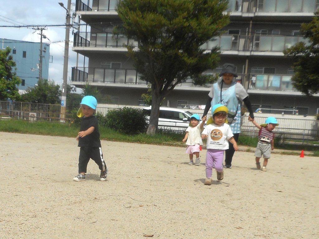 秋　公園で外遊び　大阪　保育園　くじら保育園　202610-4