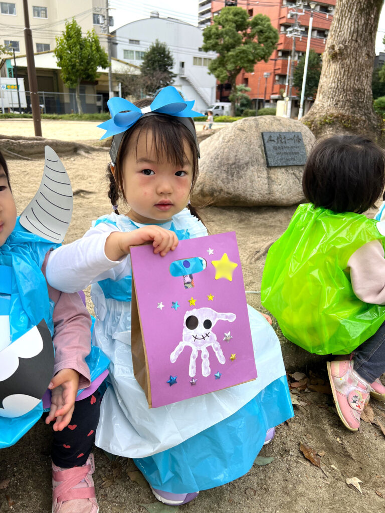 くじら保育園　上新庄園　ハロウィン　ディズニー　202410-3