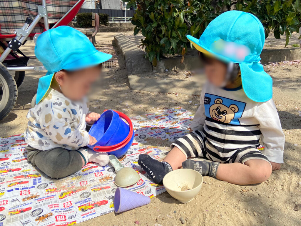 新入園児 新年度 お散歩 カート くじら保育園 上新庄 202505-3