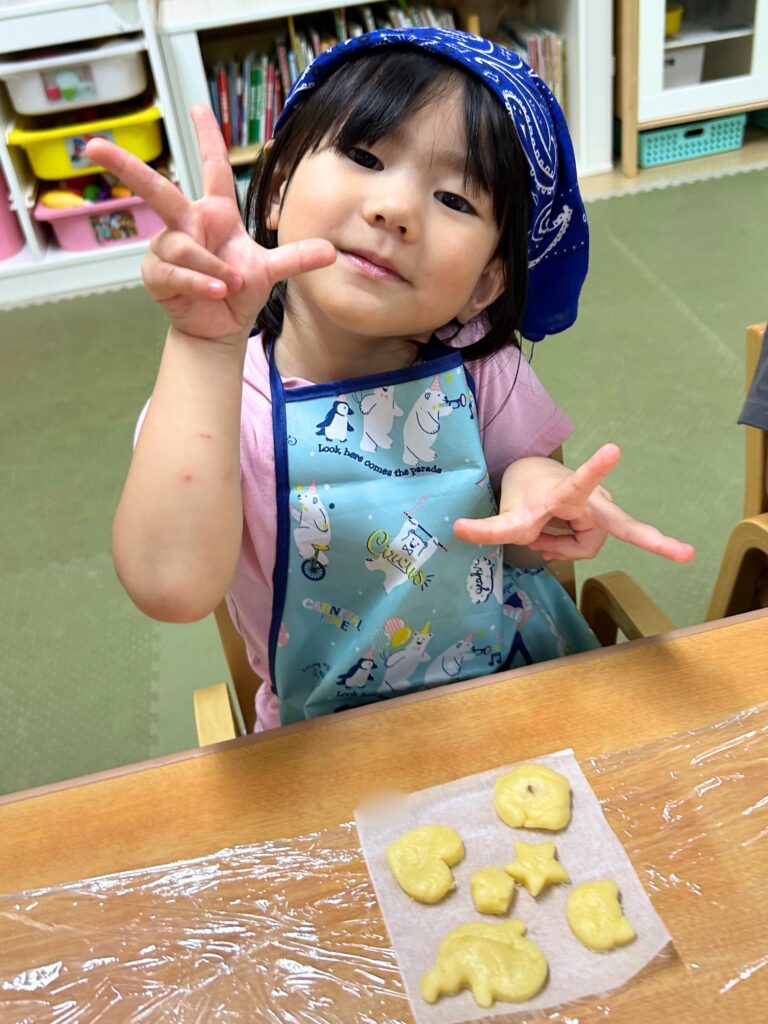 大阪　保育園　クッキング　食育　さつまいも　くじら保育園　202510-5