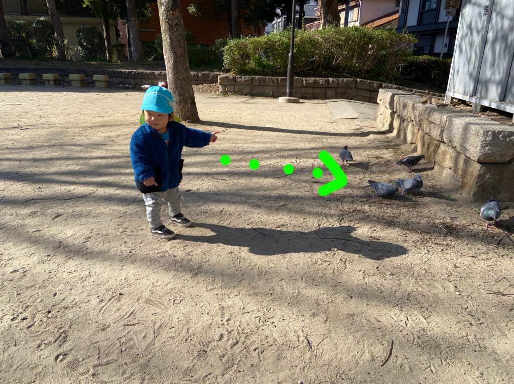 0歳が初めての凧揚げに挑戦 大阪 保育園 くじら保育園 202601-4