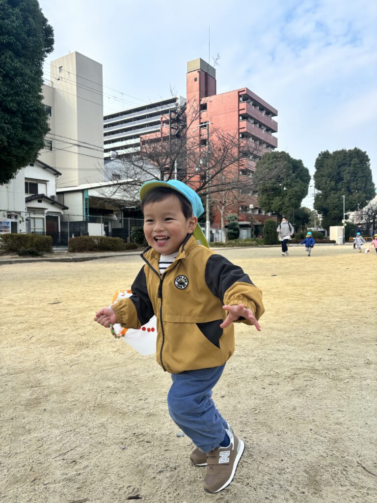 日本伝統のお正月遊び　大阪　保育園　くじら保育園　202602-1