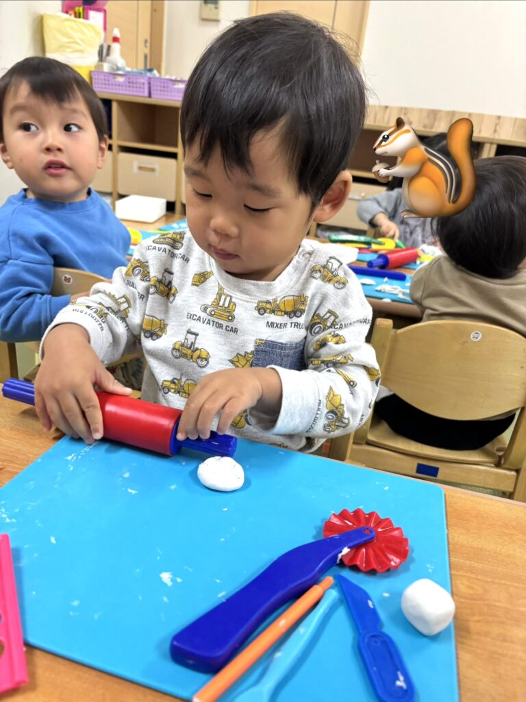 保育園粘土遊び 大阪　保育園　くじら保育園　202602-2
