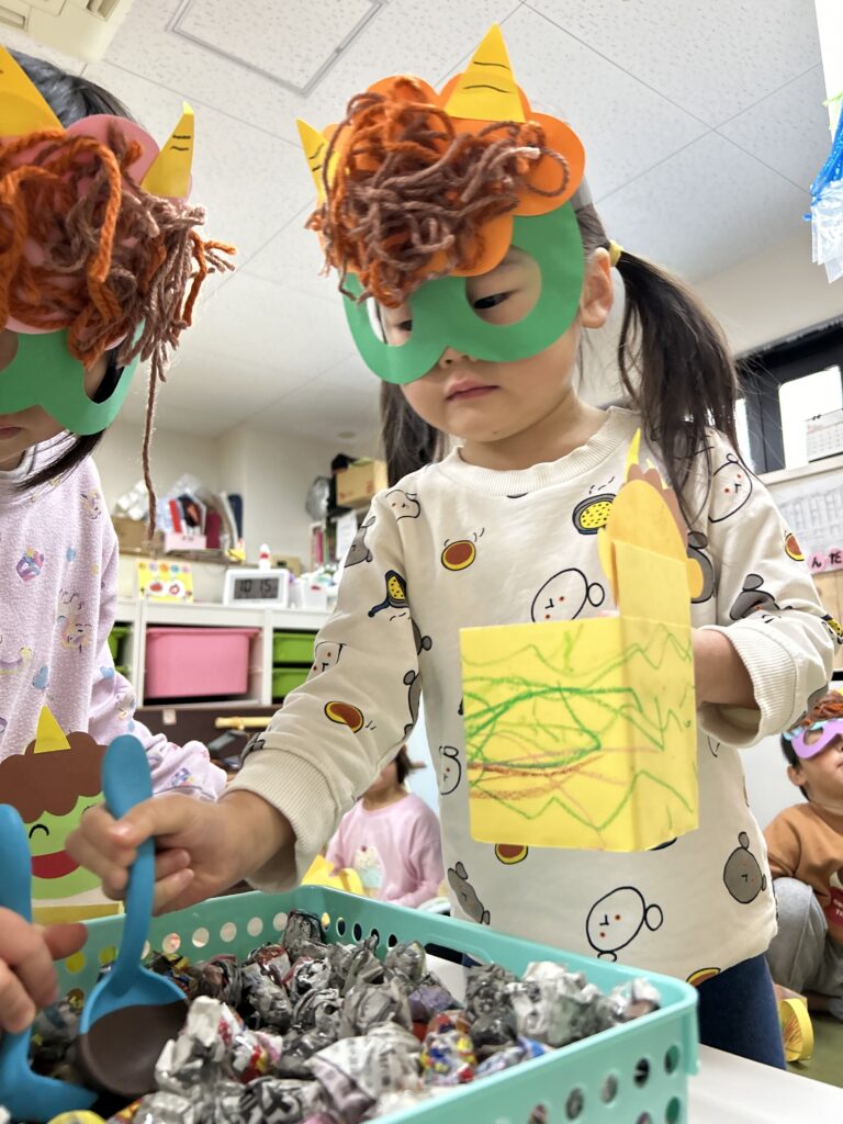 保育園節分で豆まき 大阪 くじら保育園 202602-2