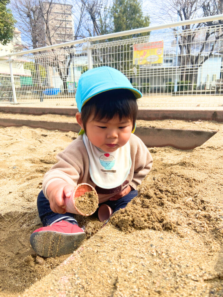春の公園遊び　大阪　保育園　くじら保育園　202604-6