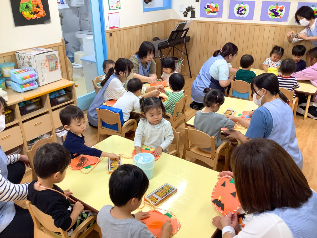 くじら保育園　三国園　ハロウィン　仮装　202410-1