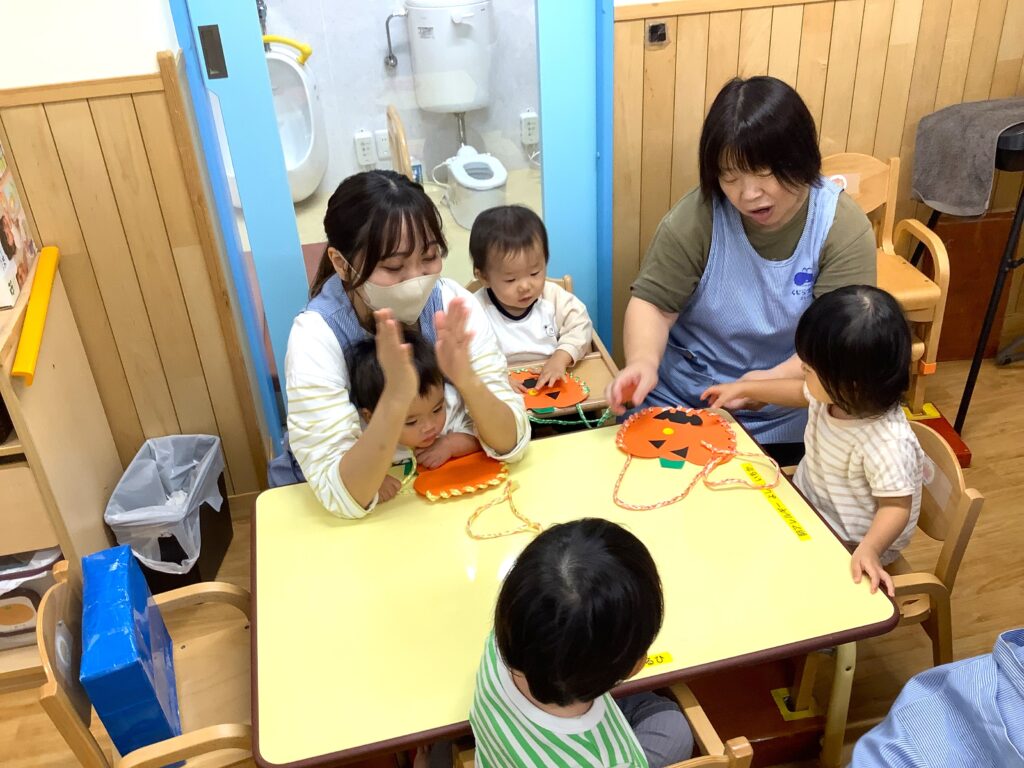 くじら保育園　三国園　ハロウィン　仮装　202410-2