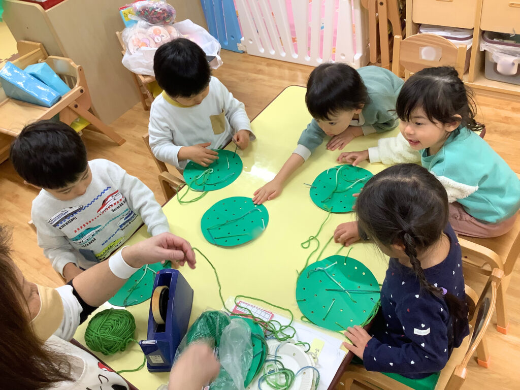 くじら保育園　三国園　お正月遊び　　202501-5