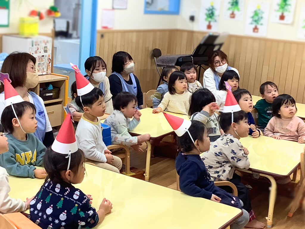 くじら保育園　三国園　クリスマス会　202412-15