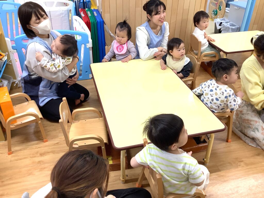 くじら保育園 三国園 お誕生日会 2025年度初 4月生まれ 202504-5