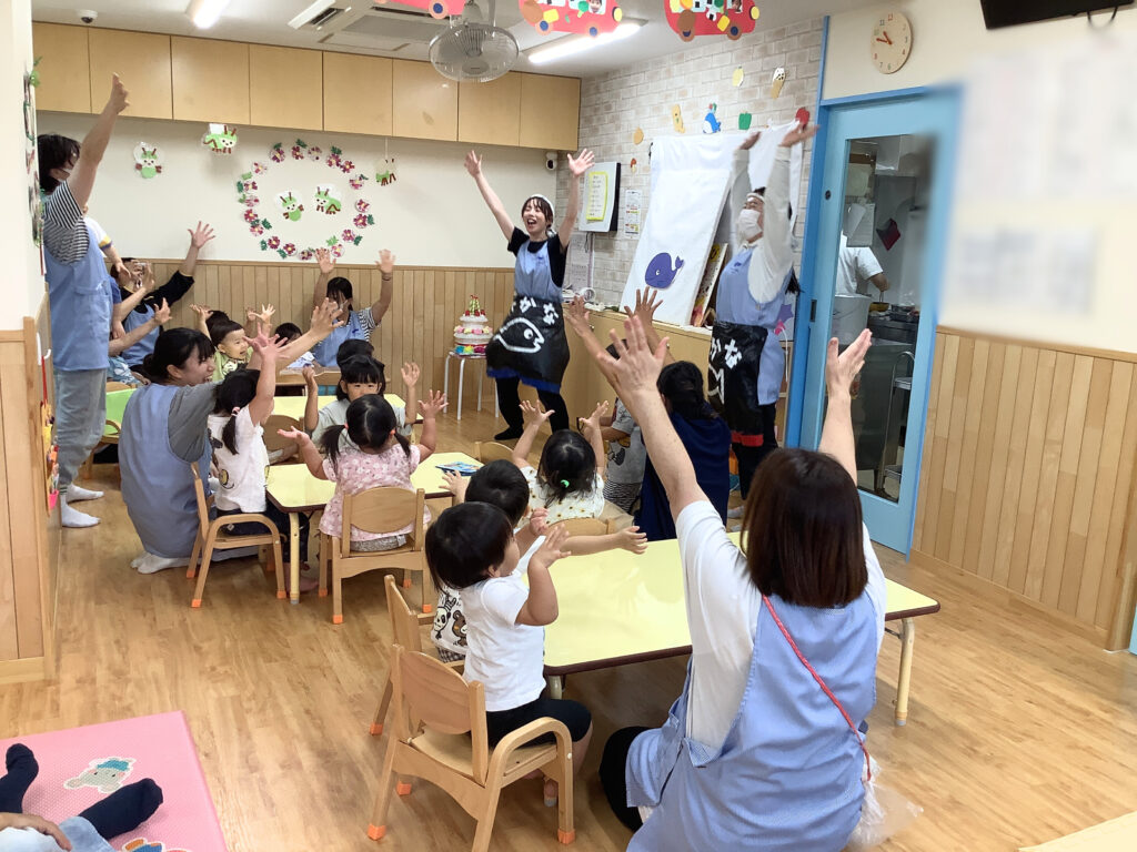 大阪　保育園　誕生日会　くじら保育園　淀川　202510-3