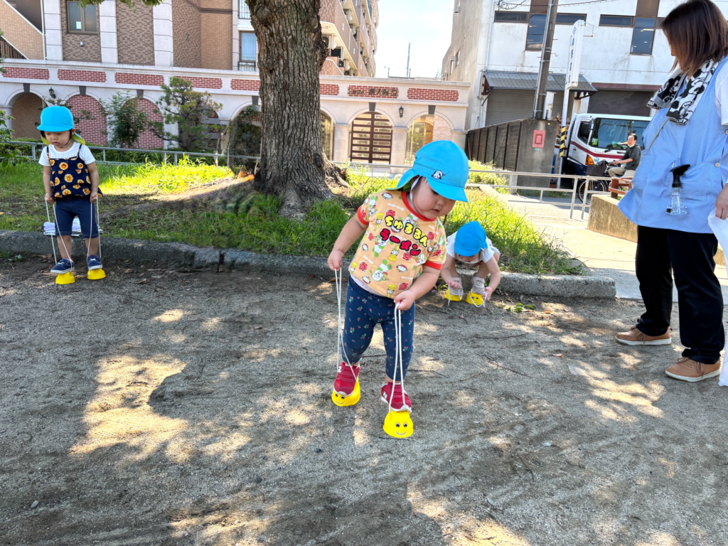 保育園 運動会練習 大阪 くじら保育園 202510-4