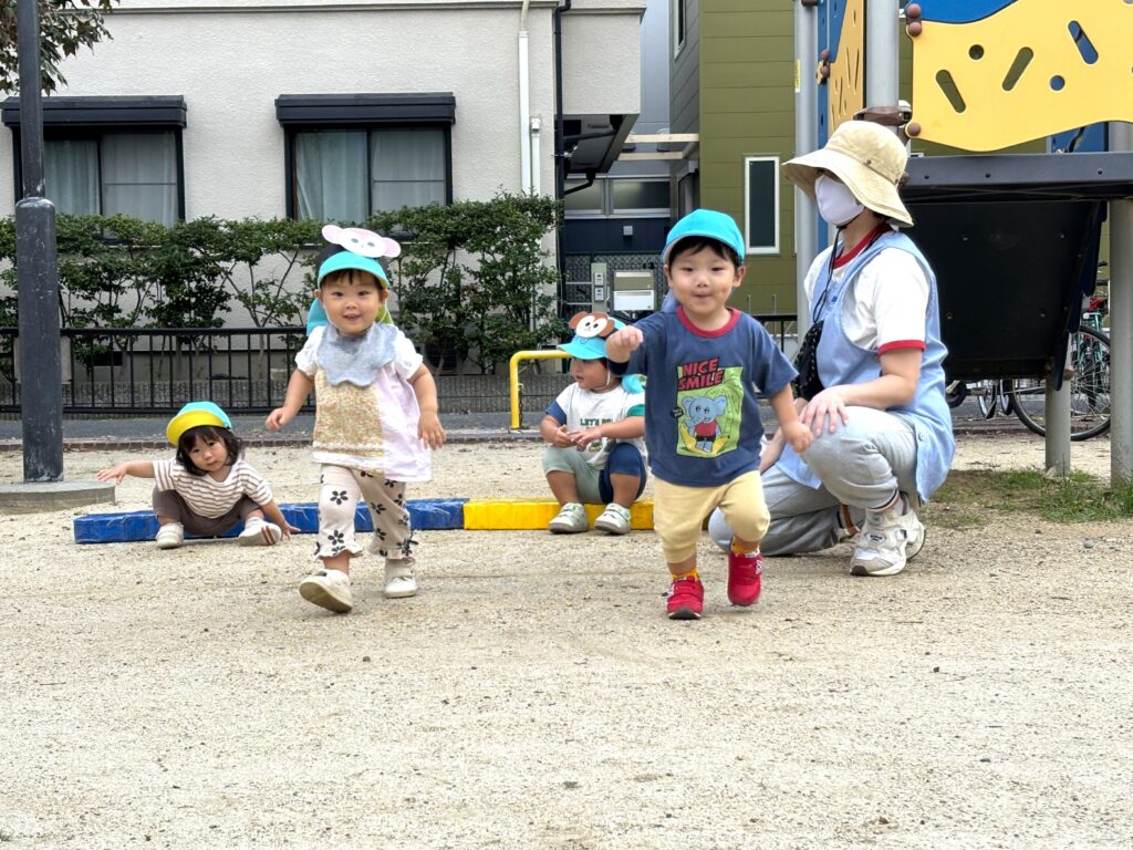 保育園 運動会練習 大阪 くじら保育園 202510-2