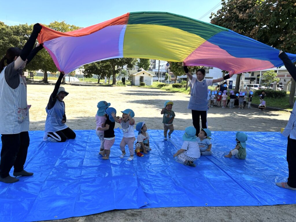 保育園 運動会練習 大阪 くじら保育園 202510-1
