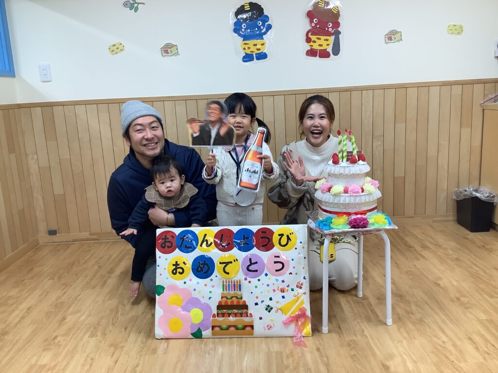 保護者参加のお誕生日会 ペープサート 大阪 保育園 くじら保育園 202601-5