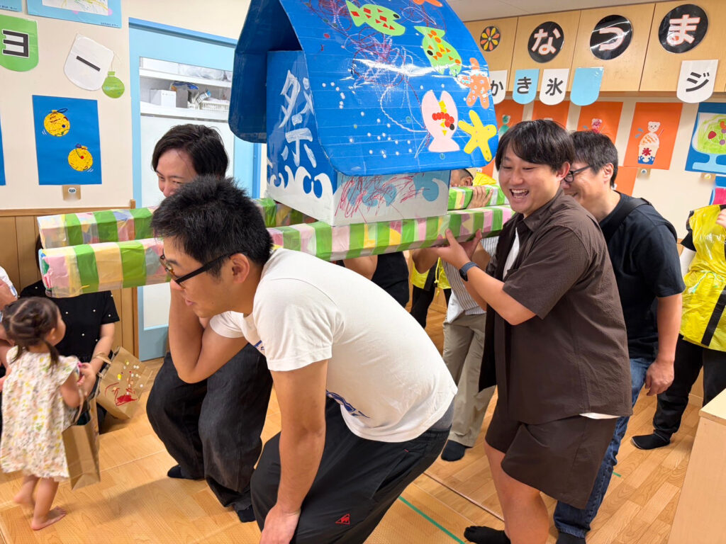 保護者参加の保育園夏祭り 大阪 くじら保育園 202609-5