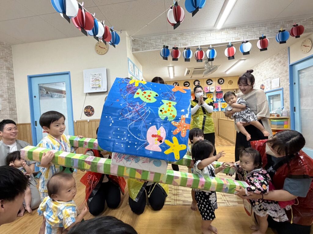 保護者参加の保育園夏祭り 大阪 くじら保育園 202609-3