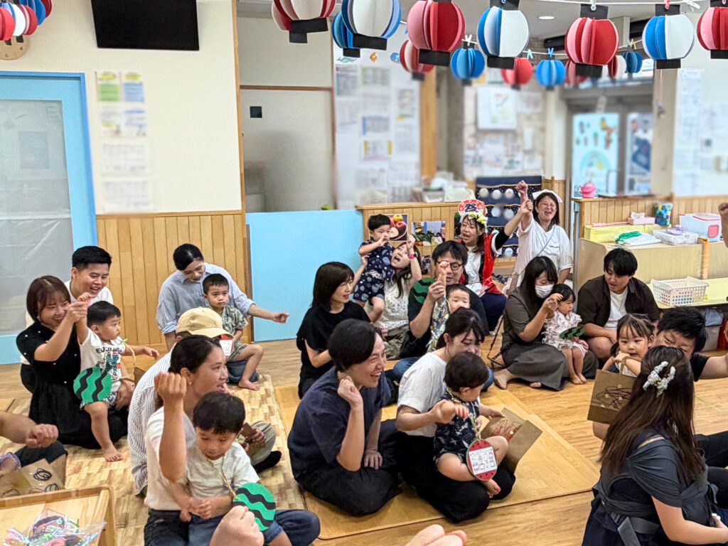保護者参加の保育園夏祭り 大阪 くじら保育園 202609-1