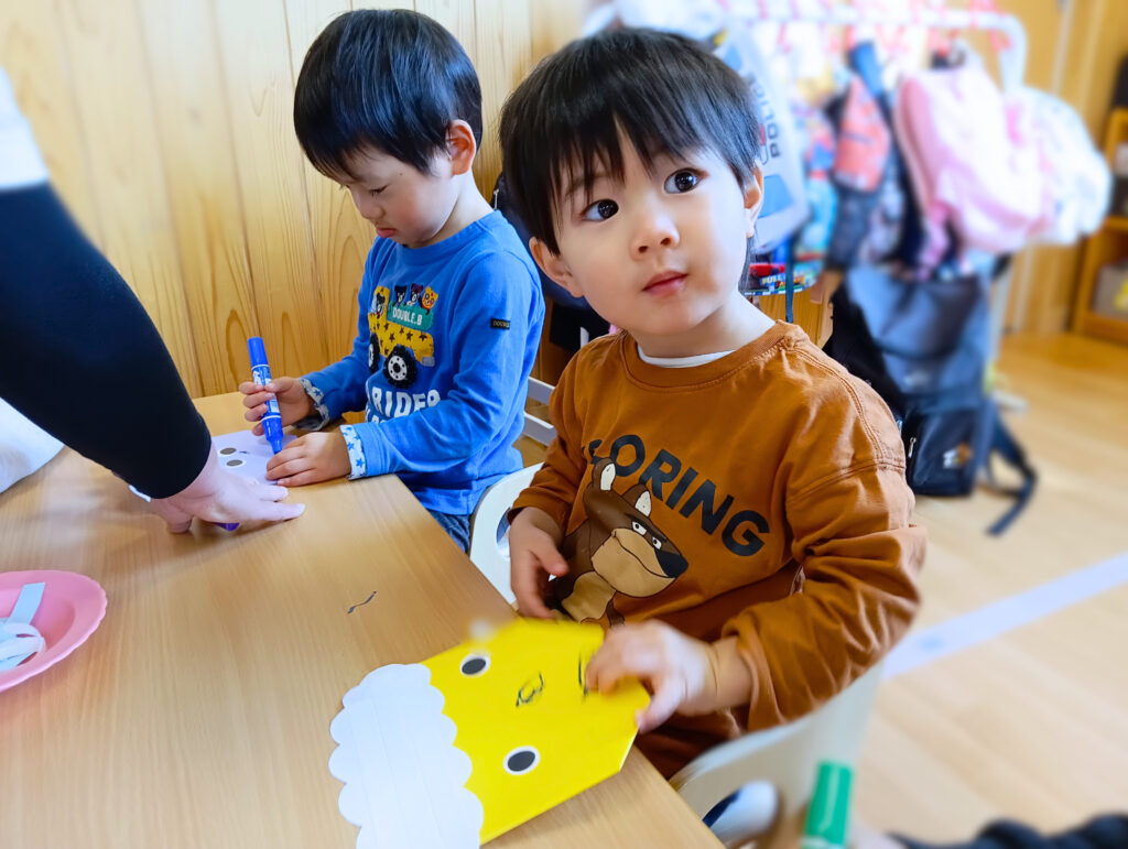 くじら保育園　都島北園　連携園　節分　202501-1