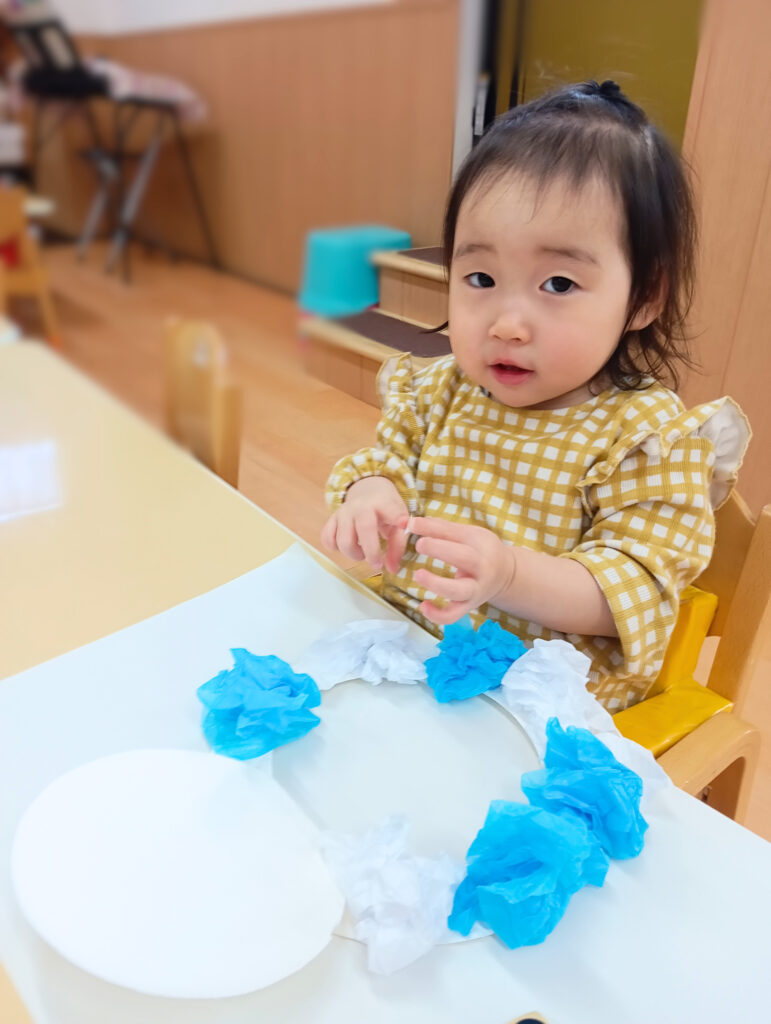 くじら保育園　都島北園　雪だるまづくり　202501-5