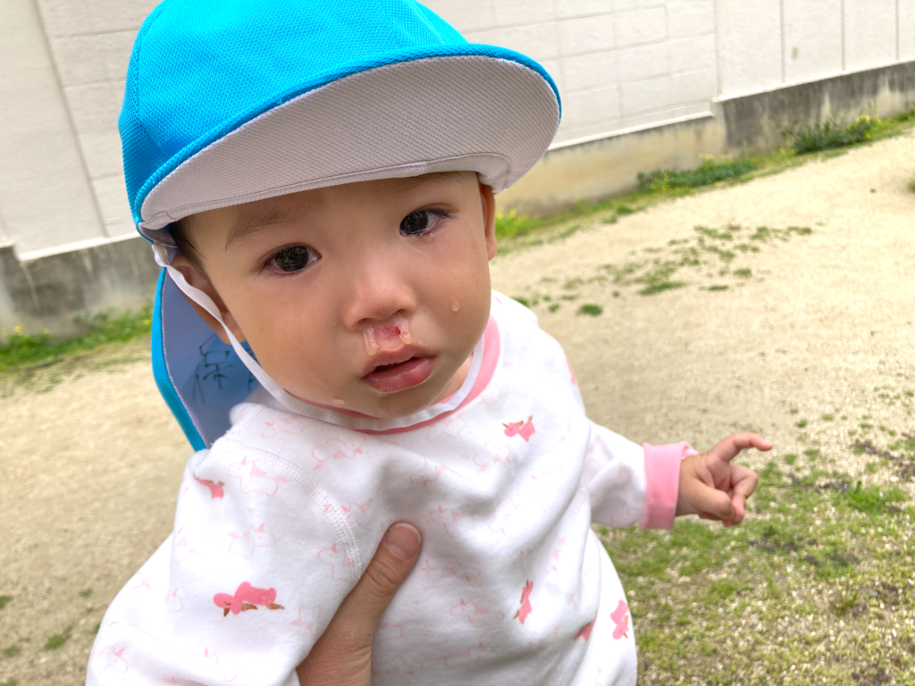 くじら保育園 都島北 都島区 保育園生活 園生活 0歳児 新入園児 成長 202505-3