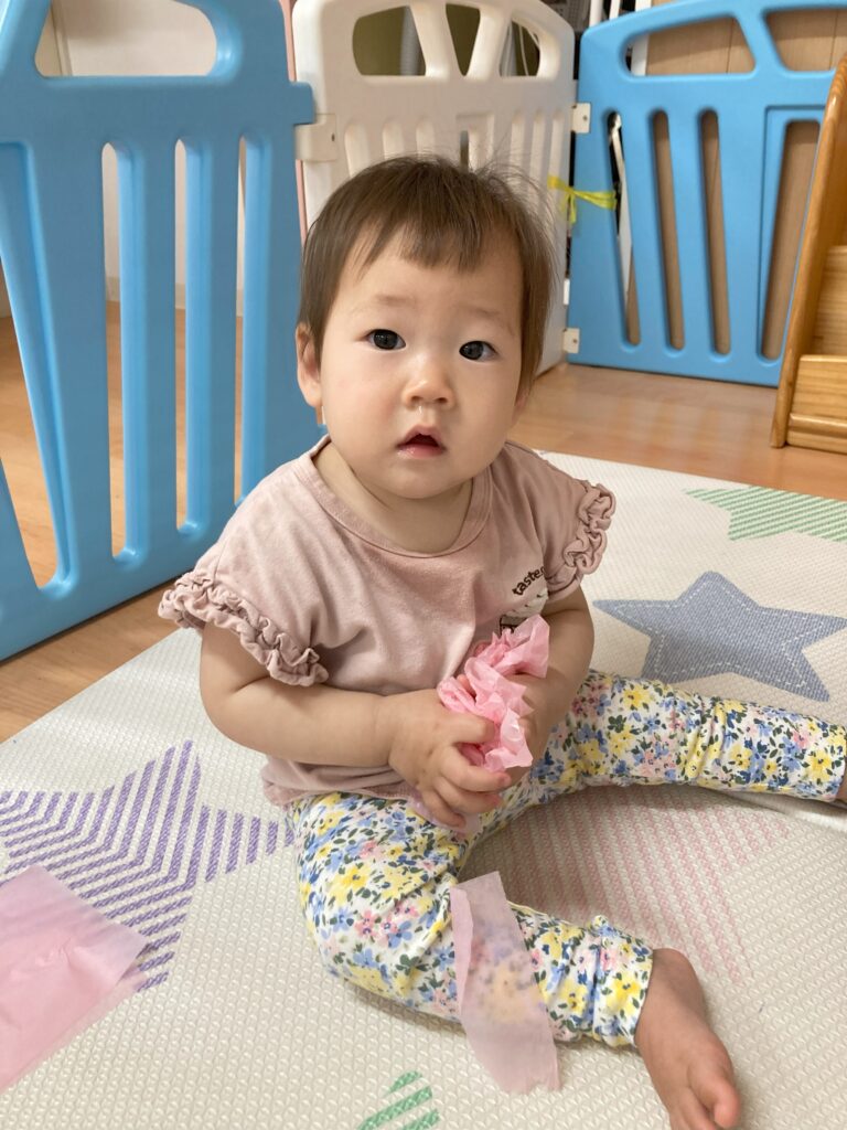 0歳児 新入園児 新生活 保育園生活 くじら保育園 都島北 都島区 202506-1