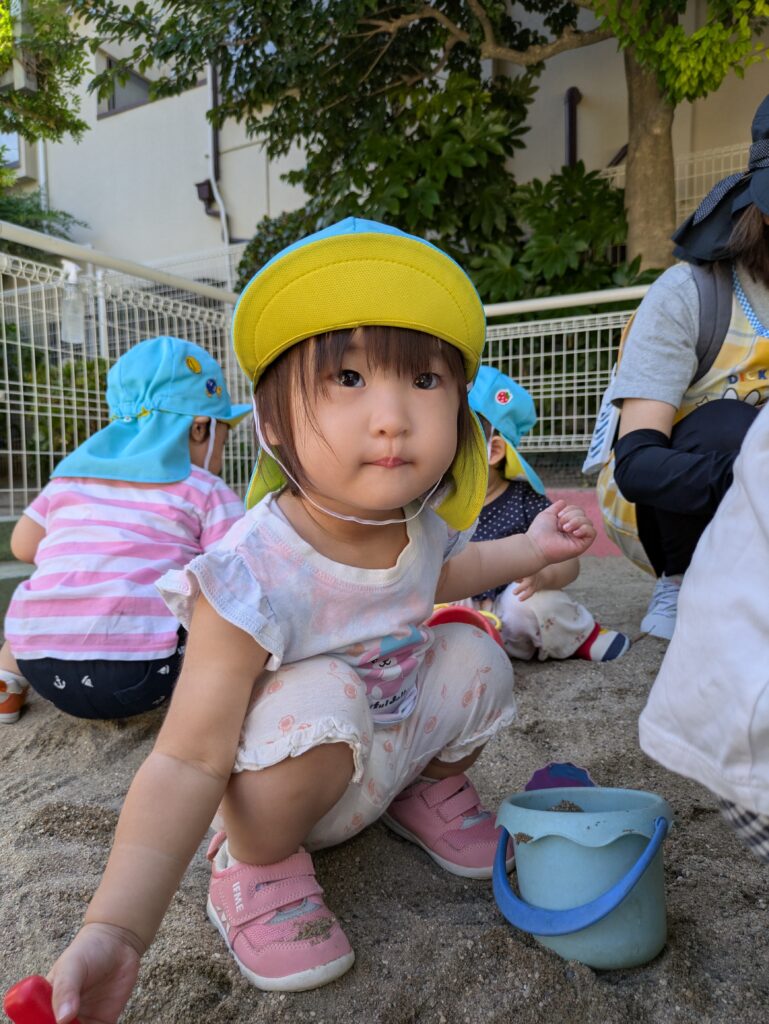 お散歩　公園　くじら保育園　都島北　大阪　都島区　保育園　202509-5