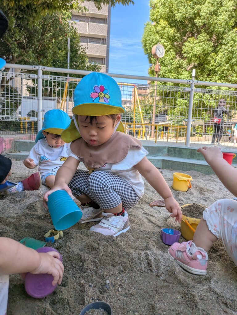 お散歩　公園　くじら保育園　都島北　大阪　都島区　保育園　202509-4