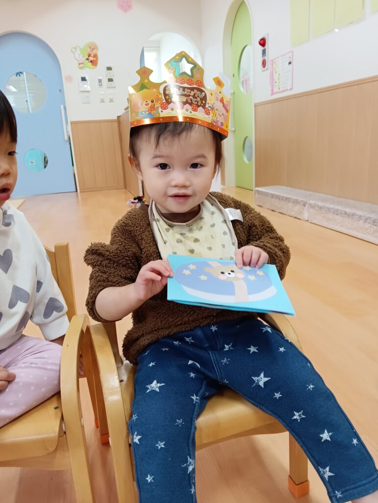 保育園のお誕生日会でアンパンマンカレー　大阪　　保育園　くじら保育園　202601-3